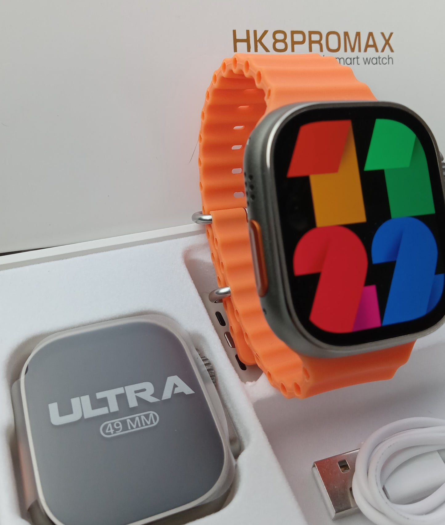 HK8ProMax, Amoled 2" Screen, 4-5 day Battery life, ChatGPT app, Compass, Fitness, Smart Watch   ...SALE: Buy 1, 2nd 20% Off