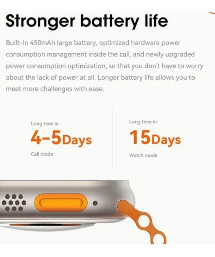 HK8ProMax, Amoled 2" Screen, 4-5 day Battery life, ChatGPT app, Compass, Fitness, Smart Watch   ...SALE: Buy 1, 2nd 20% Off