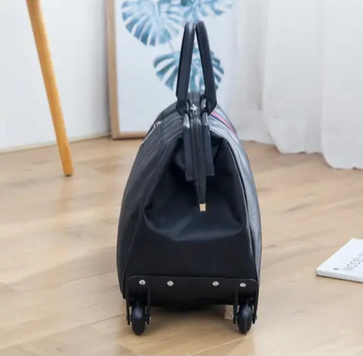 Duffle Bag with Wheels 22 in Carry On Luggage Business Light Wt Lg Purse Ladies. ...SALE: Buy 1, 2nd 20% Off