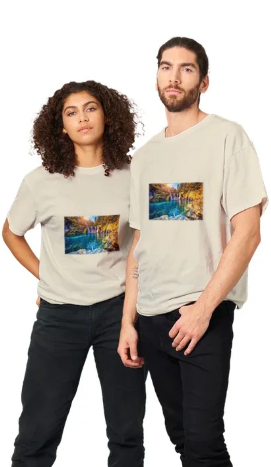 Tshirt Unisex-- Bible Verse: Phil 4:13 / Nature --Heavyweight Crewneck